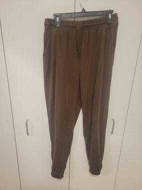 Amazon Men's Olive Brown Drawstring Joggers
